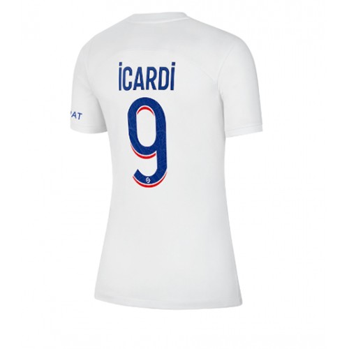 Dres Paris Saint-Germain Mauro Icardi #9 Rezervni za Žensko 2022-23 Kratak Rukav